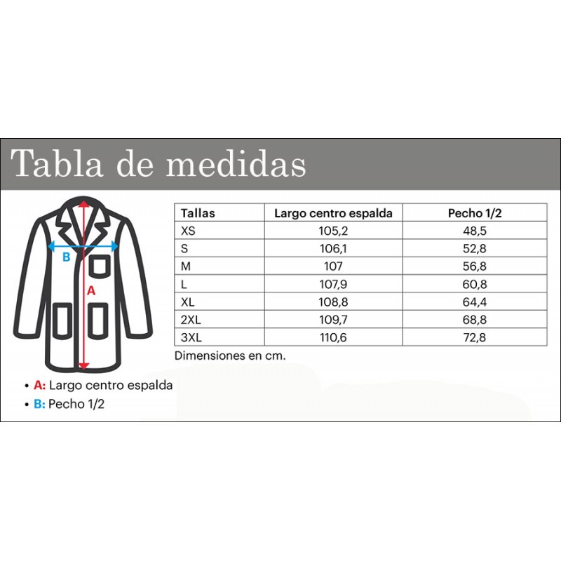 Bata unisex especial alimentación 