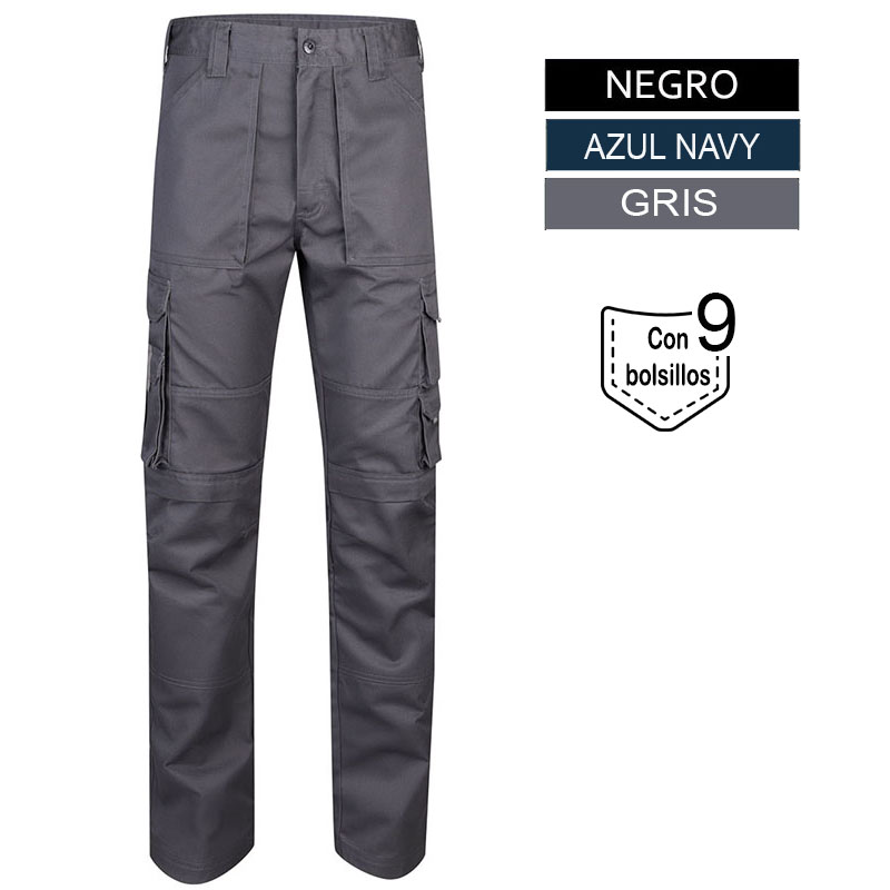 Pantalón multibolsillos clásico