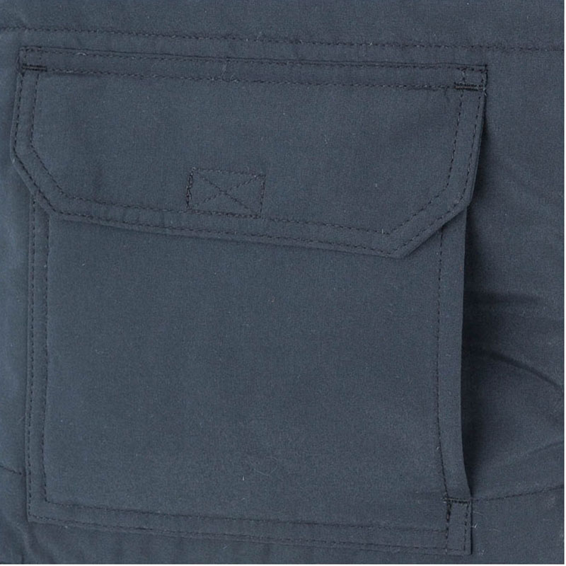 Chaleco con cintas acolchado multibolsillos