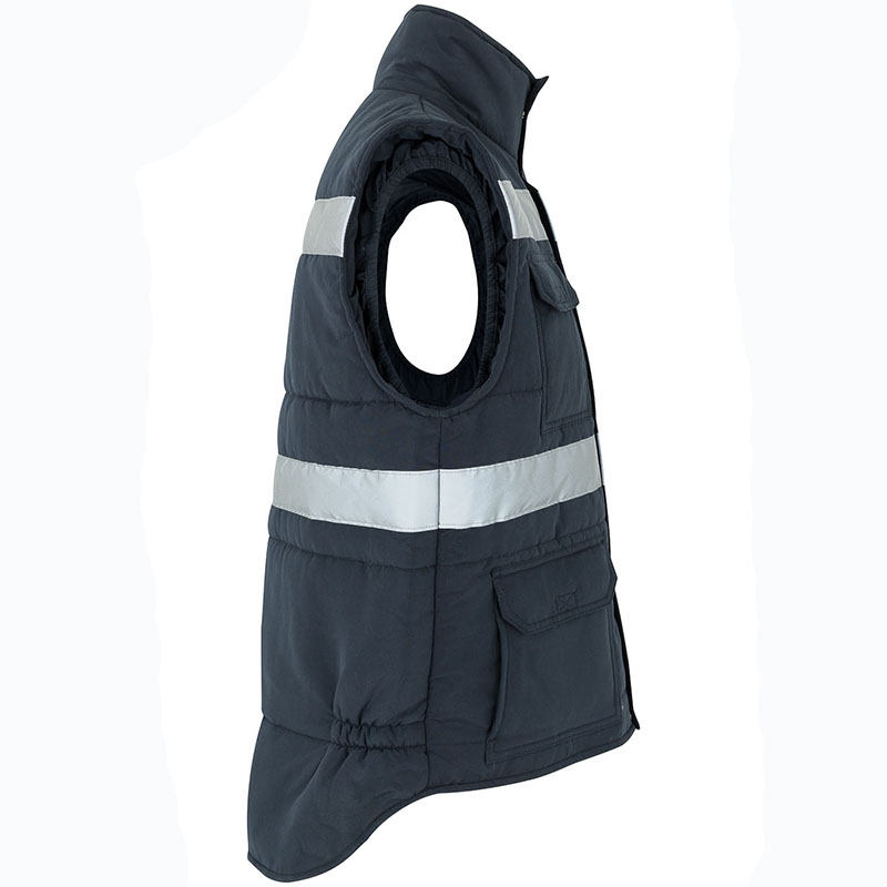 Chaleco con cintas acolchado multibolsillos