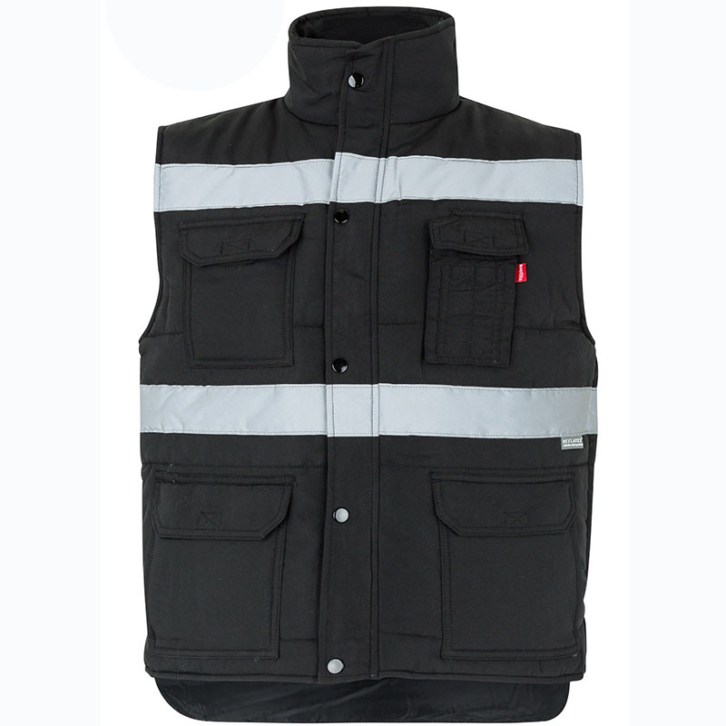 Chaleco con cintas acolchado multibolsillos