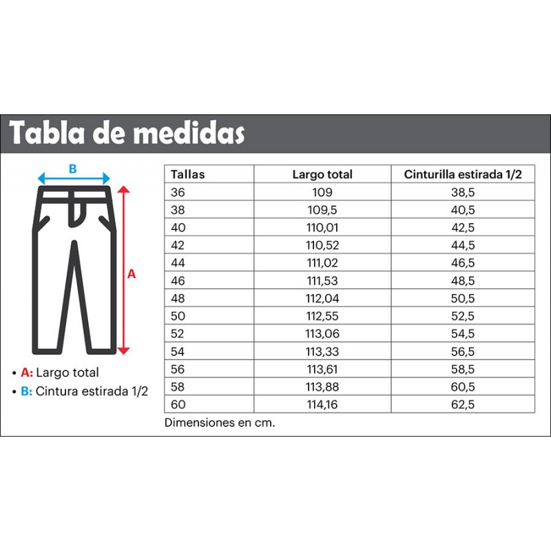Pantalón de trabajo clásico