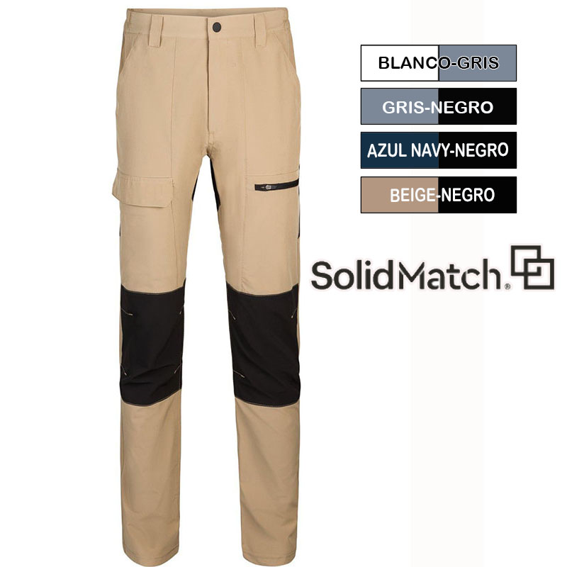 Pantalón trekking Solid Match 4 combinaciones