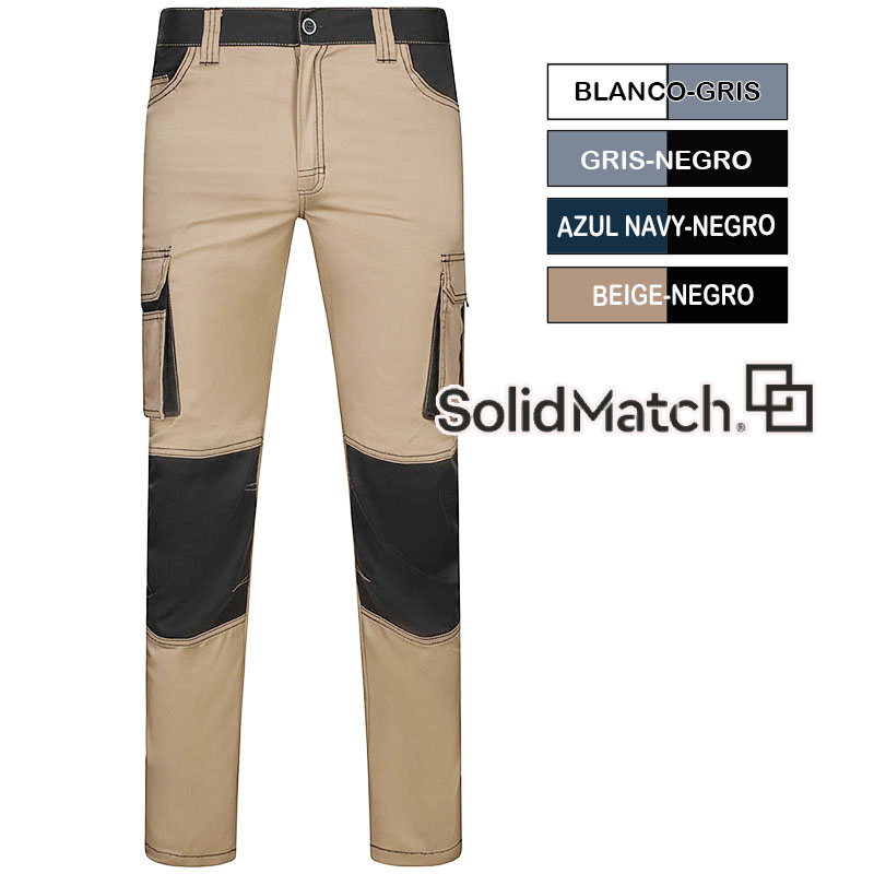 Pantalón stretch  Solid Match 4 combinaciones