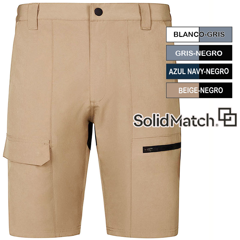 Bermudas trekking Solid Match 4 combinaciones