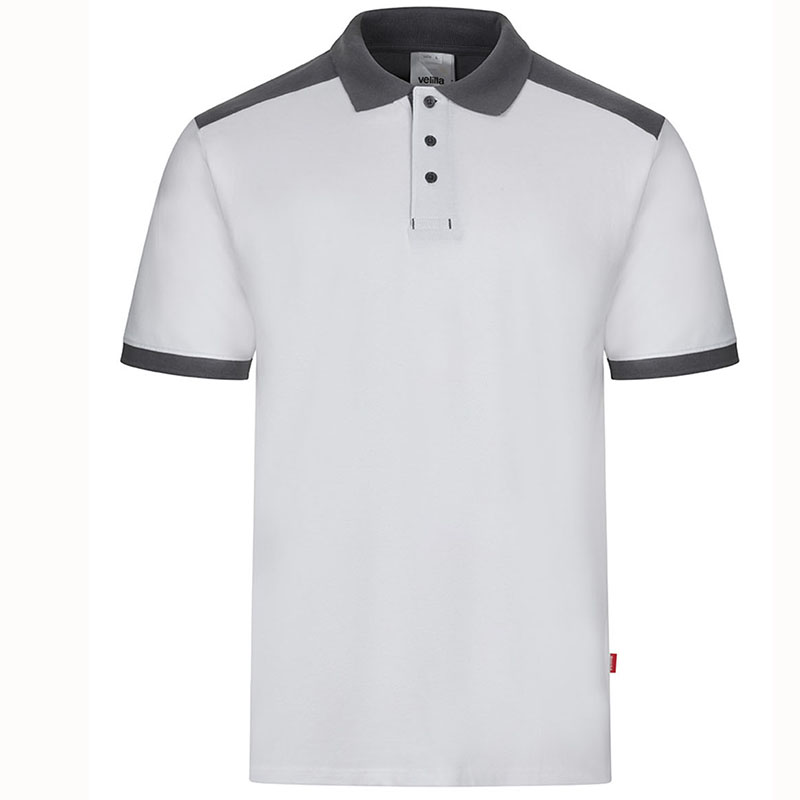 Polo manga corta Solid Match 4 combinaciones