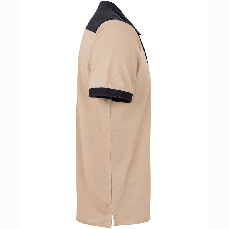 Polo manga corta Solid Match 4 combinaciones