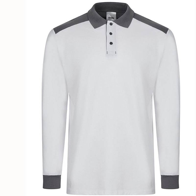 Polo manga larga Solid Match 4 combinaciones