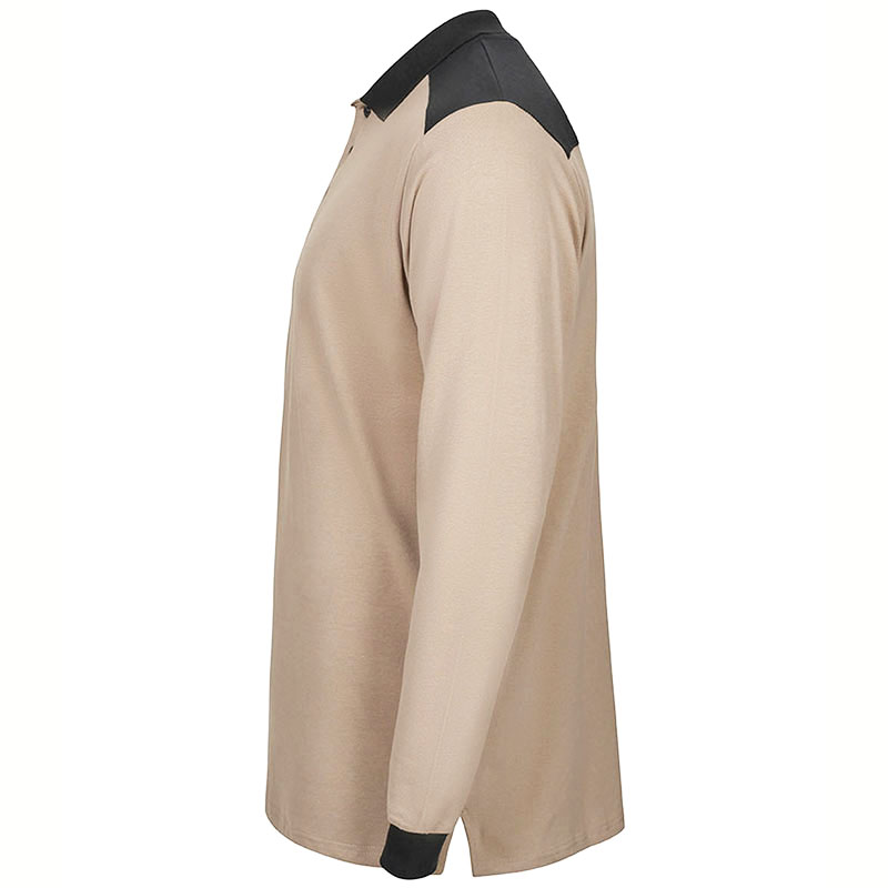 Polo manga larga Solid Match 4 combinaciones