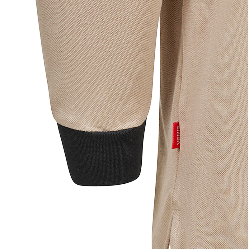 Polo manga larga Solid Match 4 combinaciones