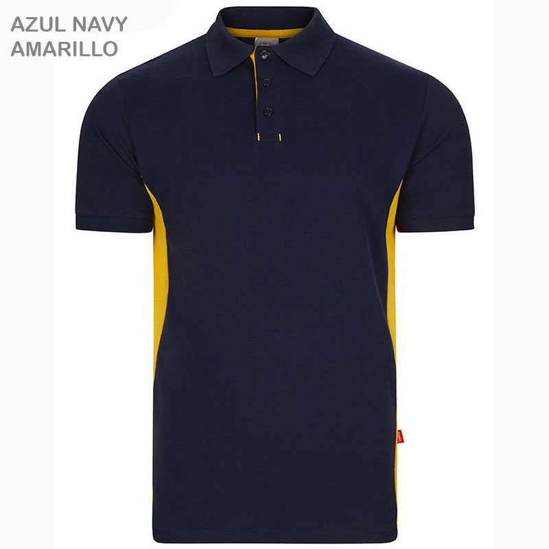 Polo bicolor manga corta Total Match 15 combinaciones