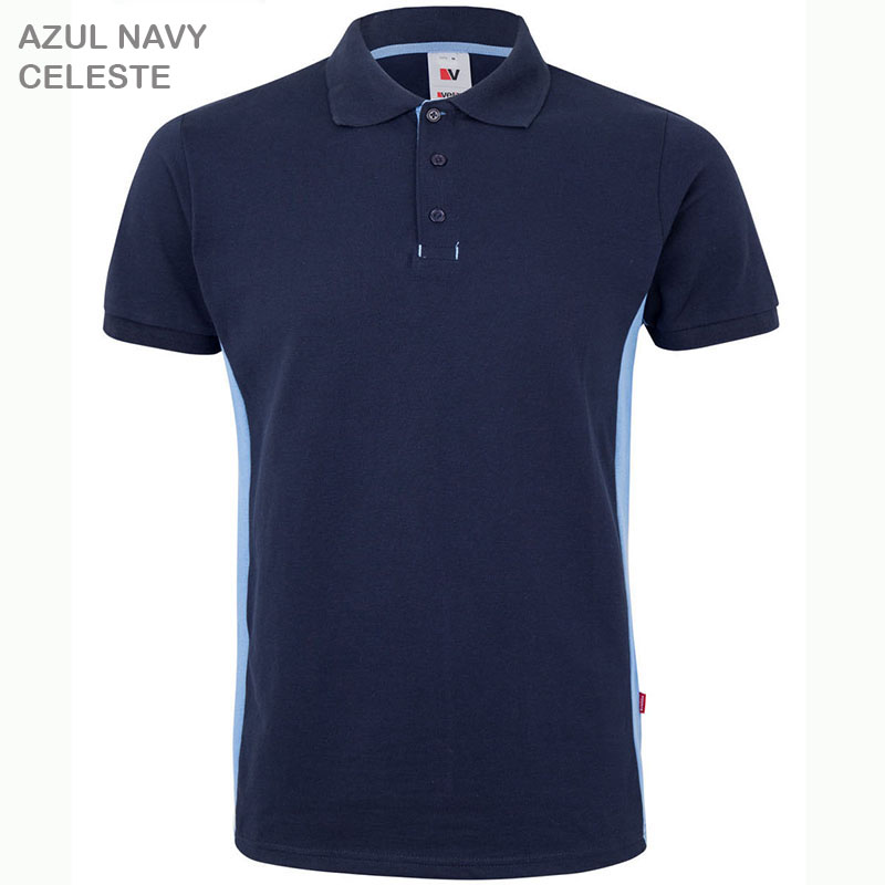 Polo bicolor manga corta Total Match 15 combinaciones