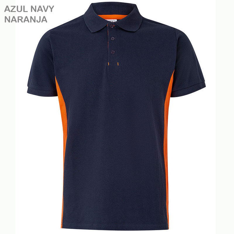 Polo bicolor manga corta Total Match 15 combinaciones