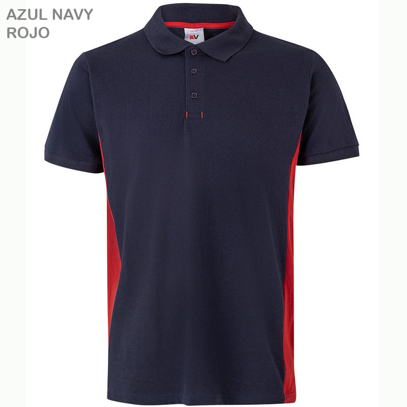 Polo bicolor manga corta Total Match 15 combinaciones
