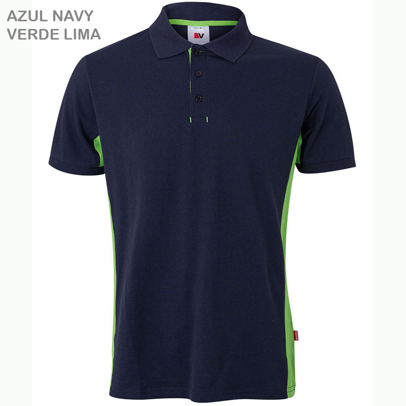 Polo bicolor manga corta Total Match 15 combinaciones