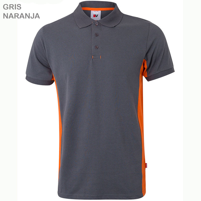 Polo bicolor manga corta Total Match 15 combinaciones