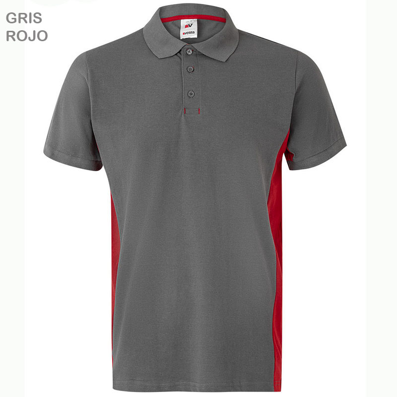 Polo bicolor manga corta Total Match 15 combinaciones