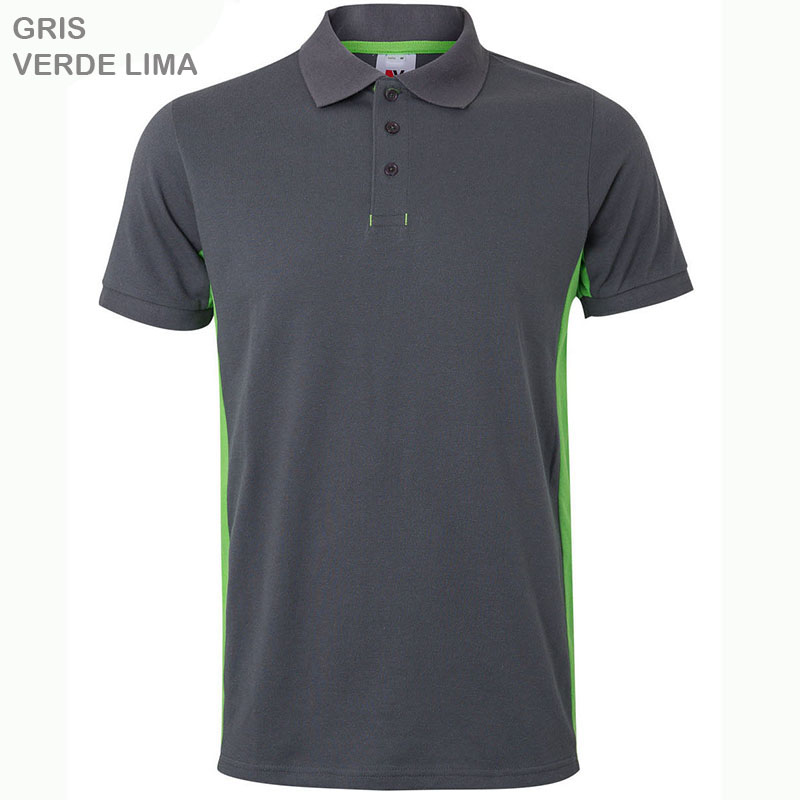 Polo bicolor manga corta Total Match 15 combinaciones