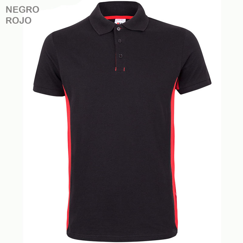 Polo bicolor manga corta Total Match 15 combinaciones