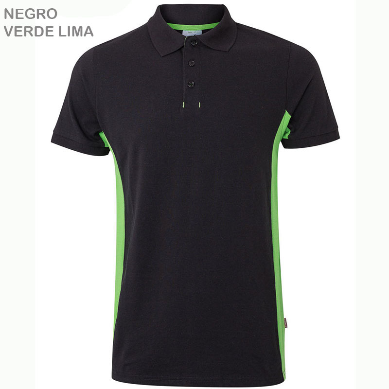 Polo bicolor manga corta Total Match 15 combinaciones