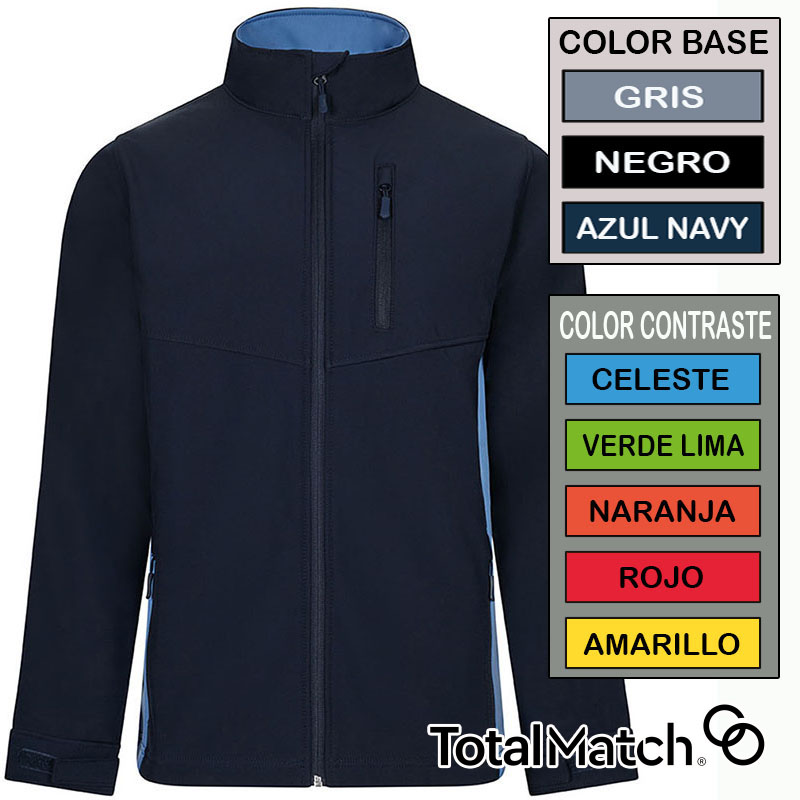 Cazadora soft shell Total Match 15 combinaciones