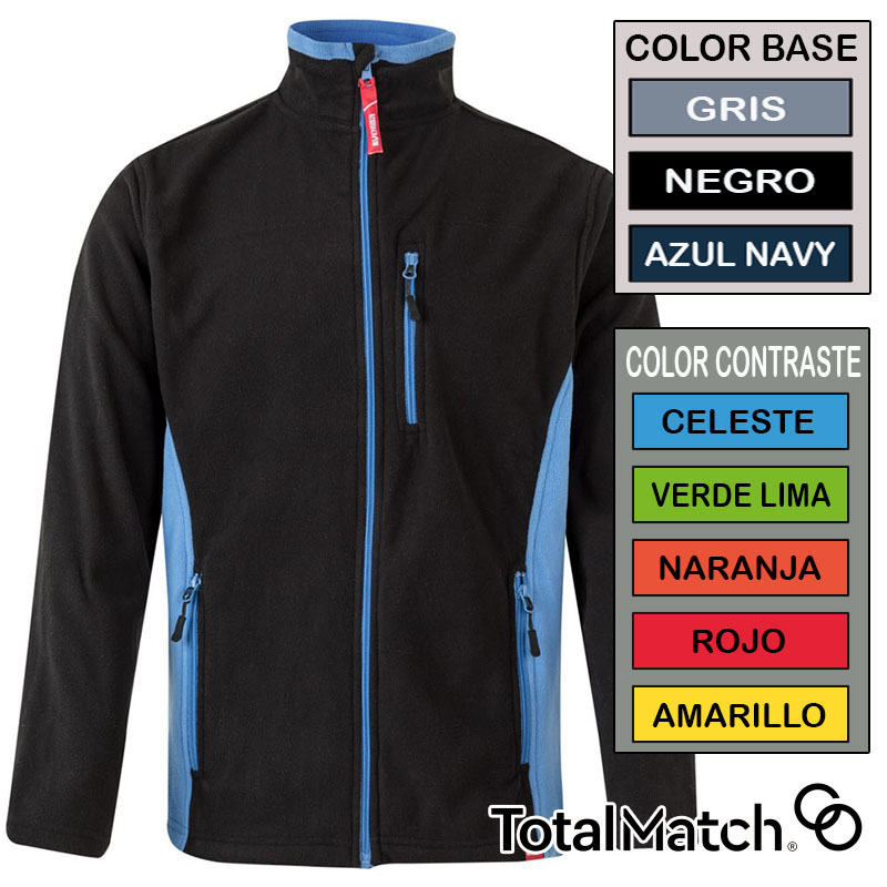 Forro polar Total Match 15 combinaciones