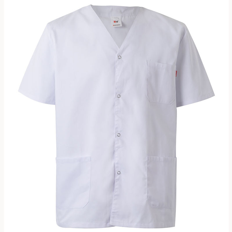 Chaqueta con automáticos manga corta