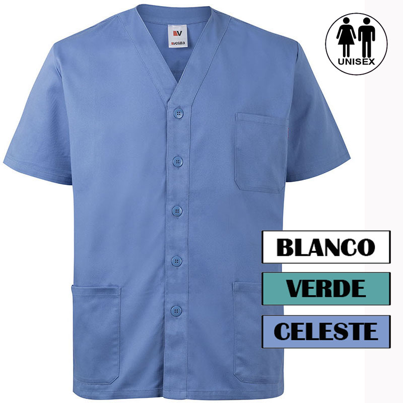 Chaqueta pijama abotonada manga corta