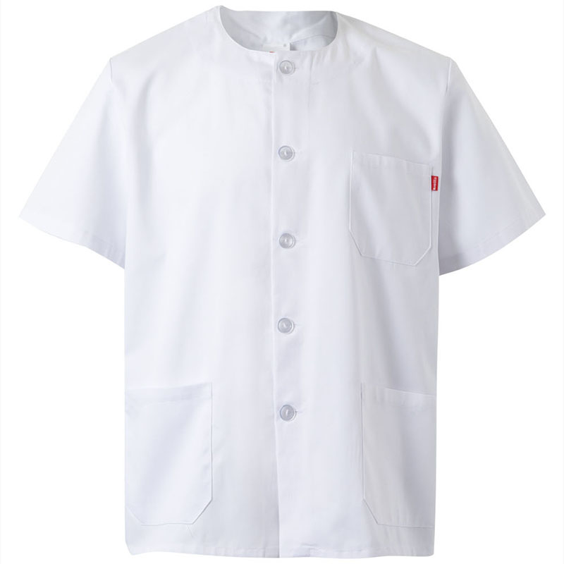 Chaqueta pijama abotonada cuello redondo