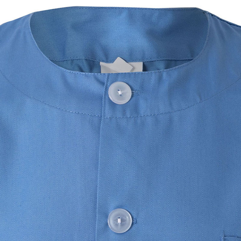 Chaqueta pijama abotonada cuello redondo