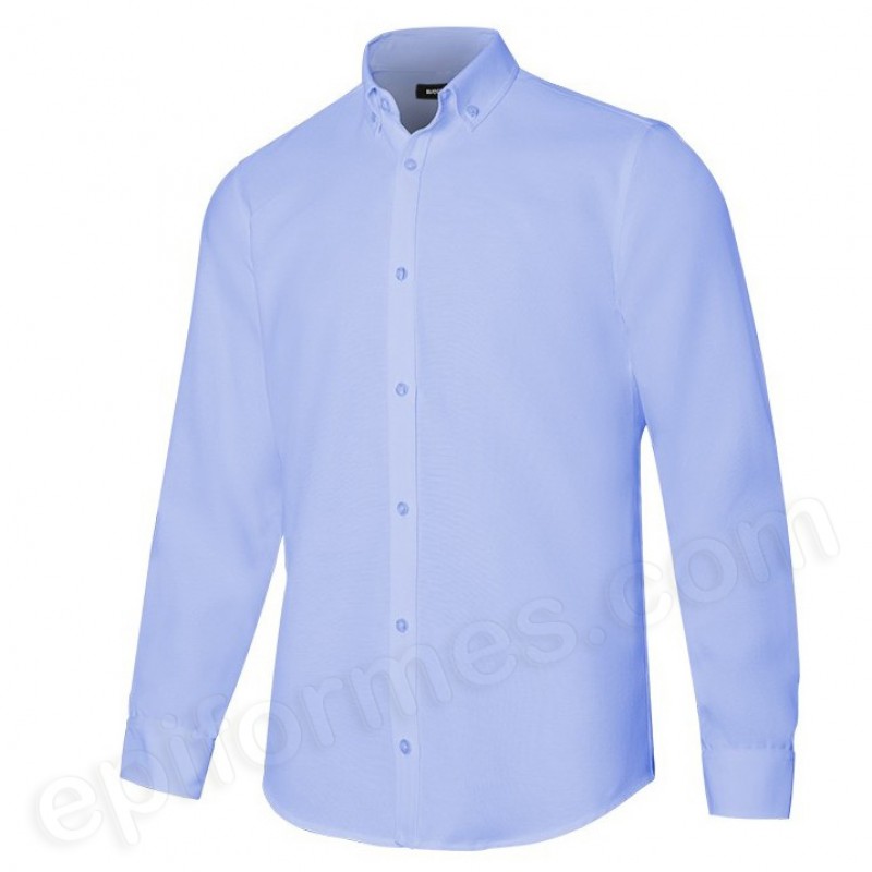 Camisa oxford stretch  hombre