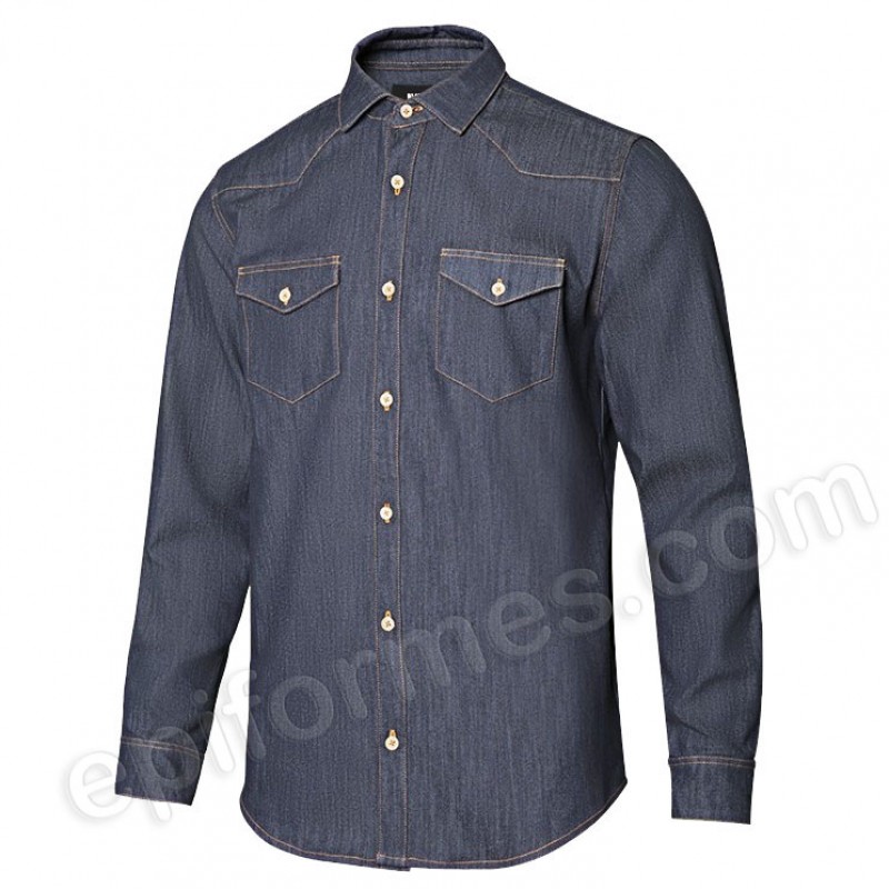 Camisa vaquera strech hombre