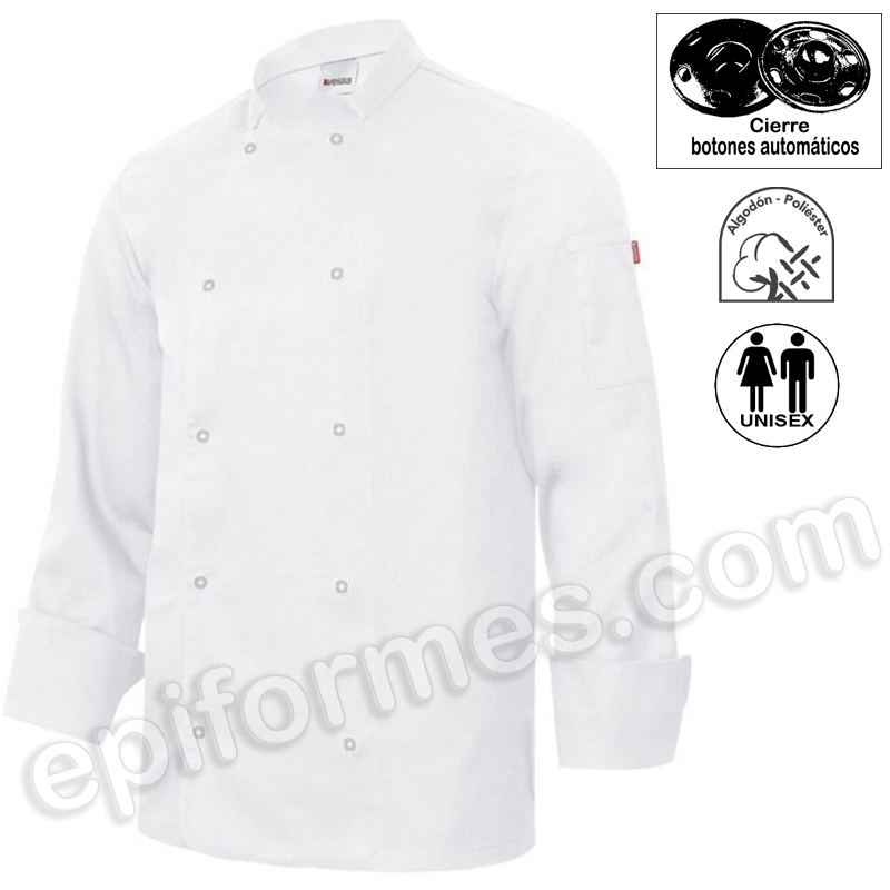 Chaqueta cocina  Ligera y fresca manga larga