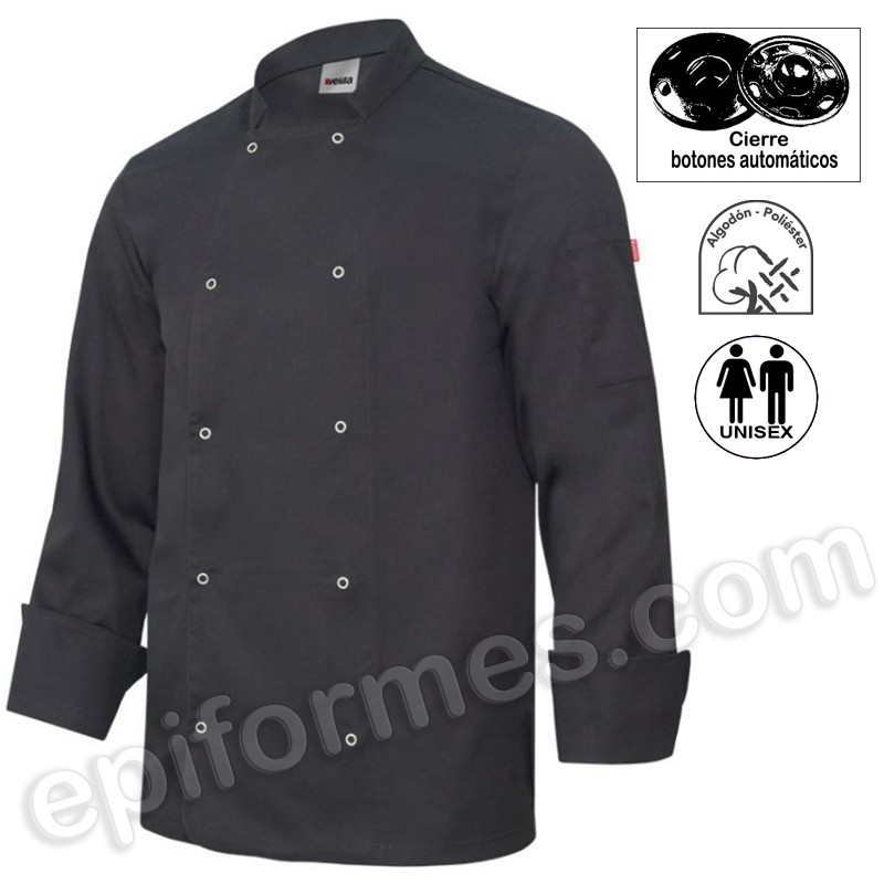 Chaqueta cocina  Ligera y fresca manga larga