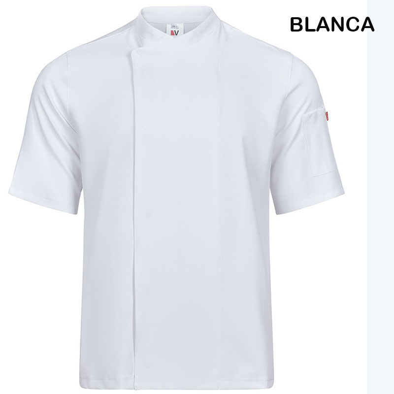 Chaqueta cocina microfibra con coolmax en espalda