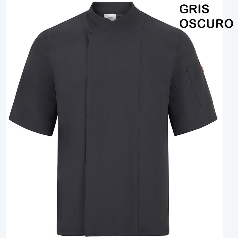 Chaqueta cocina microfibra con coolmax en espalda