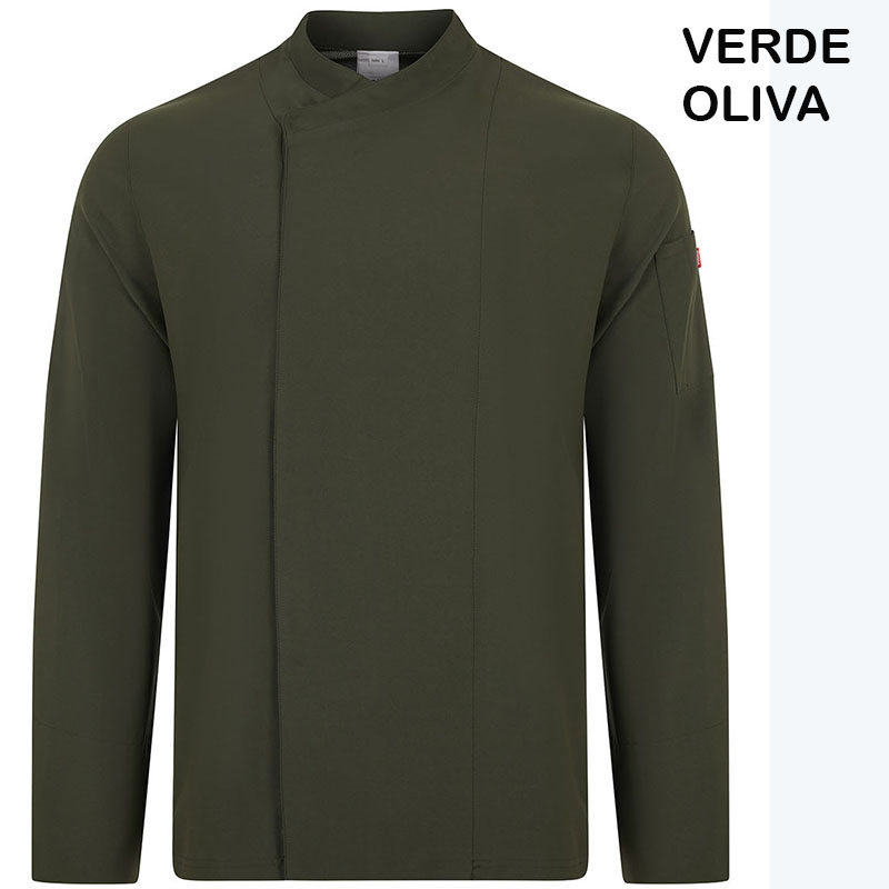 Chaqueta cocina microfibra con coolmax en espalda