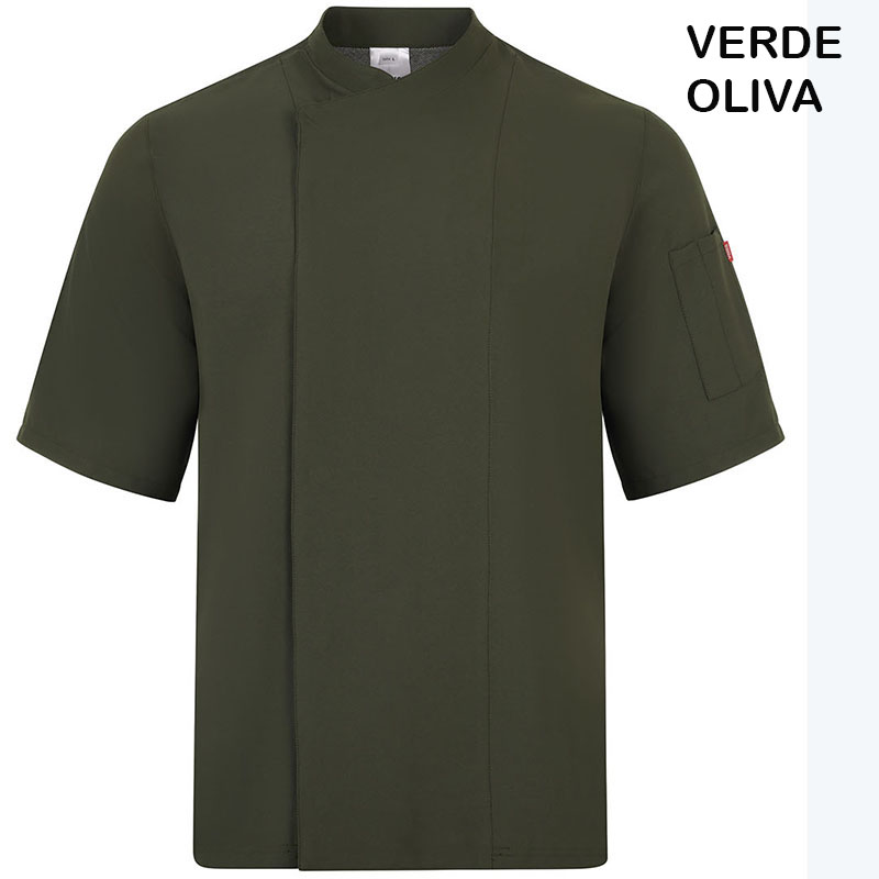 Chaqueta cocina microfibra con coolmax en espalda