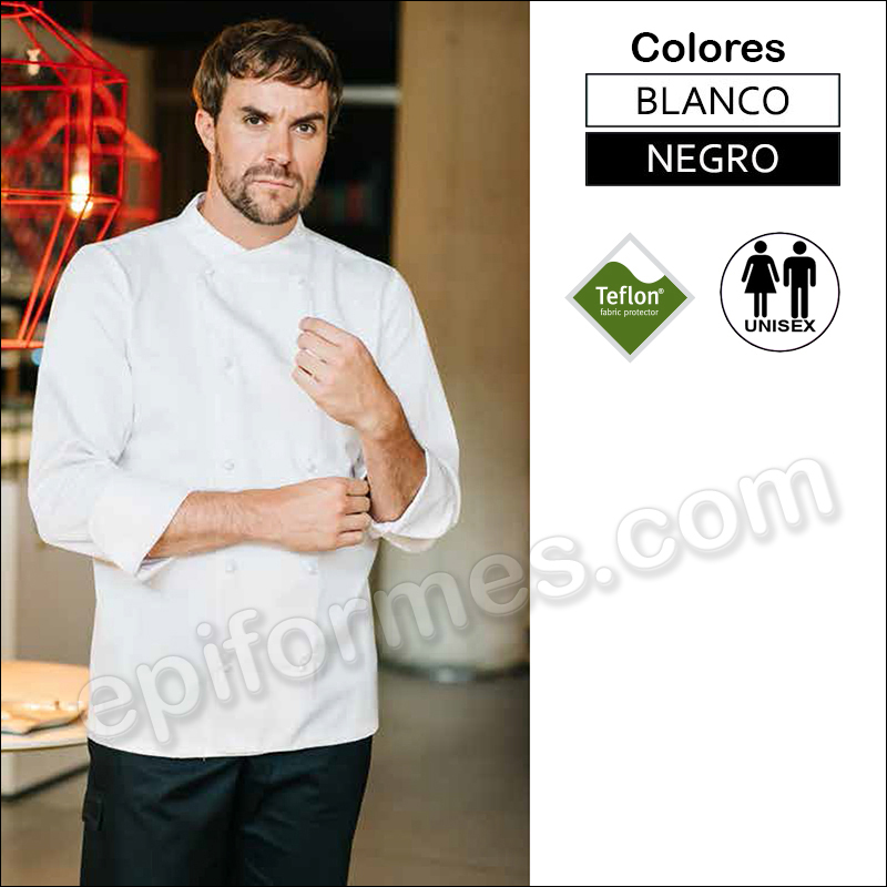 Chaqueta de cocina unisex, eneldo