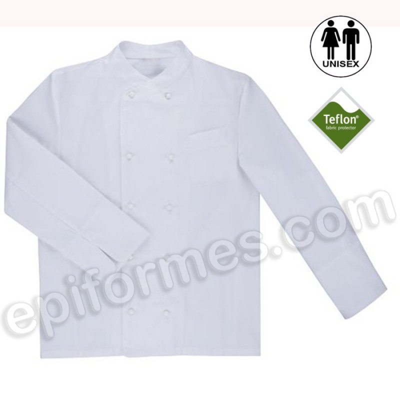 Chaqueta de cocina unisex, eneldo