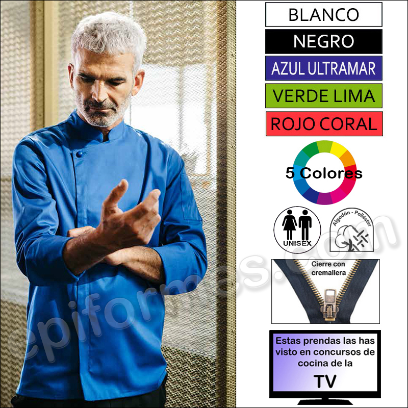 Chaqueta cocinero Los concursantes de la TV