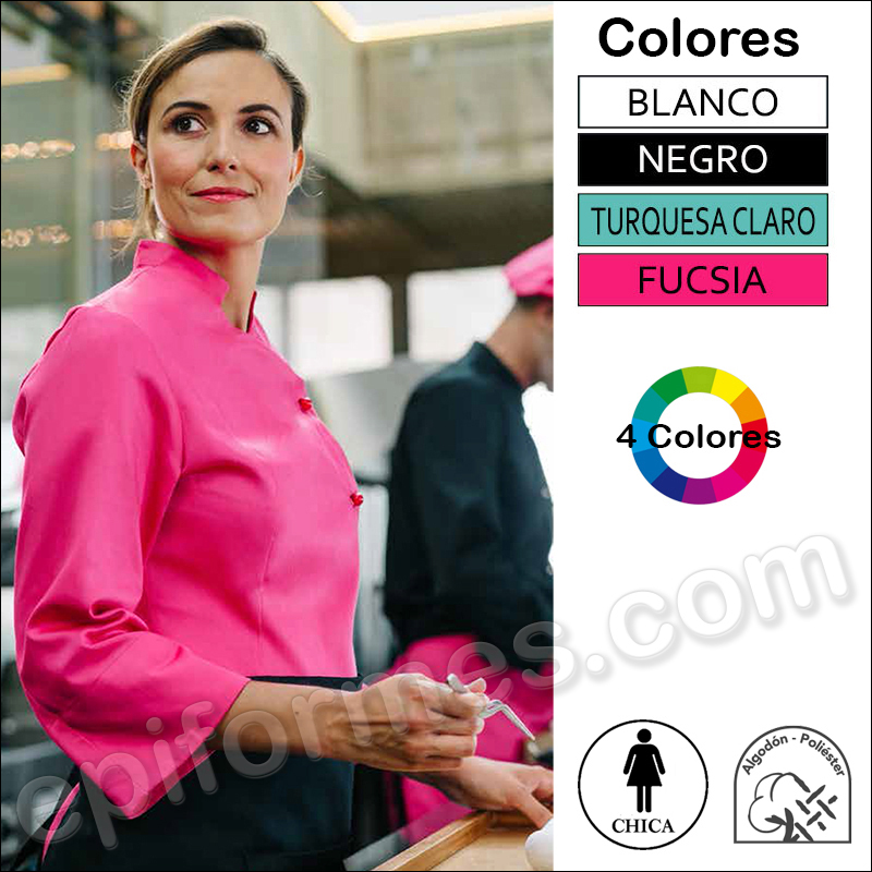 Chaqueta de cocinera con teflón