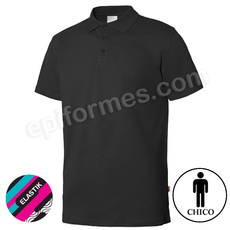 Polo strech manga corta hombre