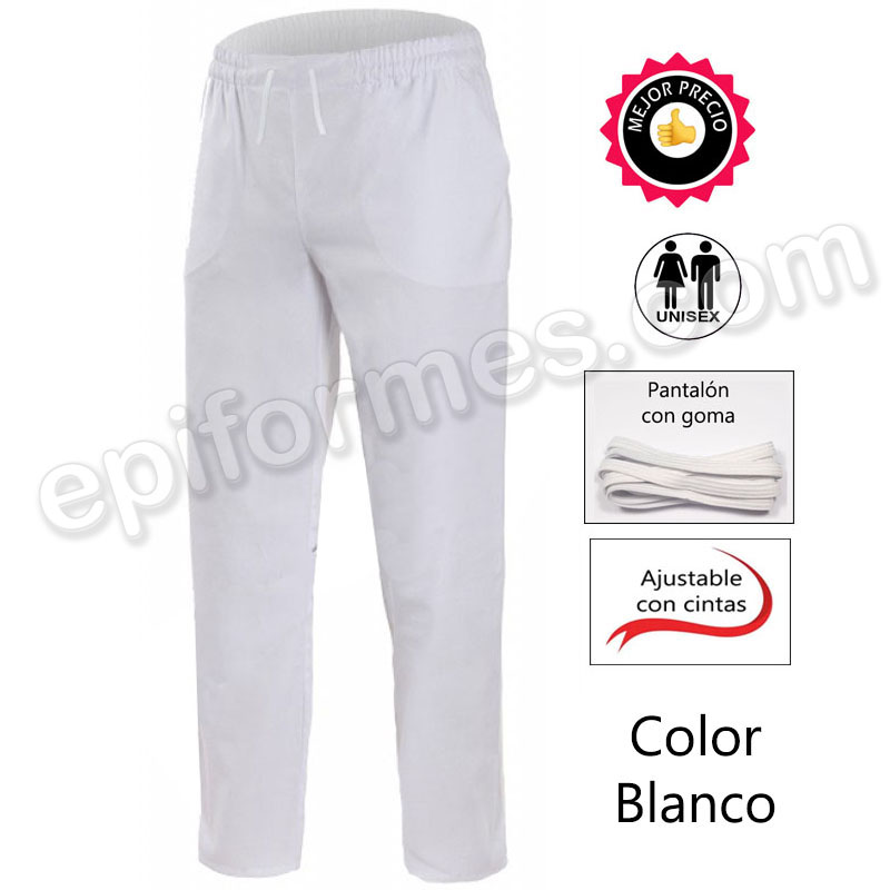 Pantalón goma y cinta ajustable 15 colores