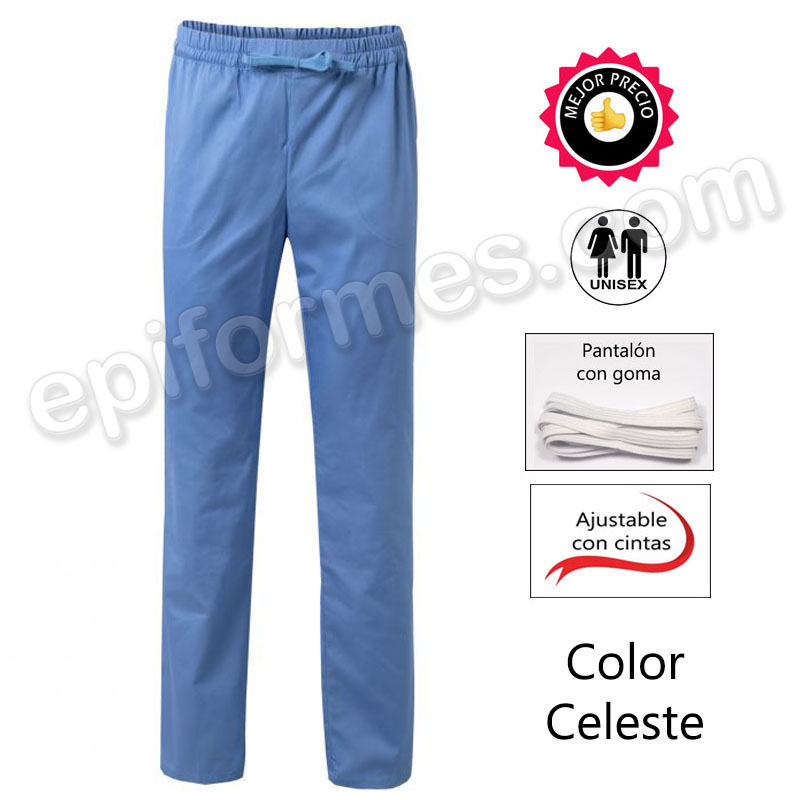 Pantalón goma y cinta ajustable 15 colores