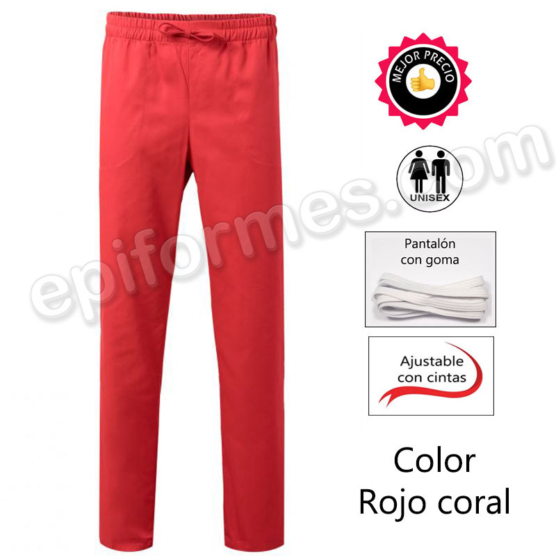 Pantalón goma y cinta ajustable 15 colores