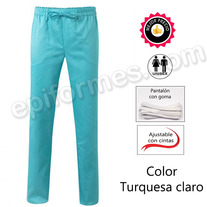 Pantalón goma y cinta ajustable 15 colores