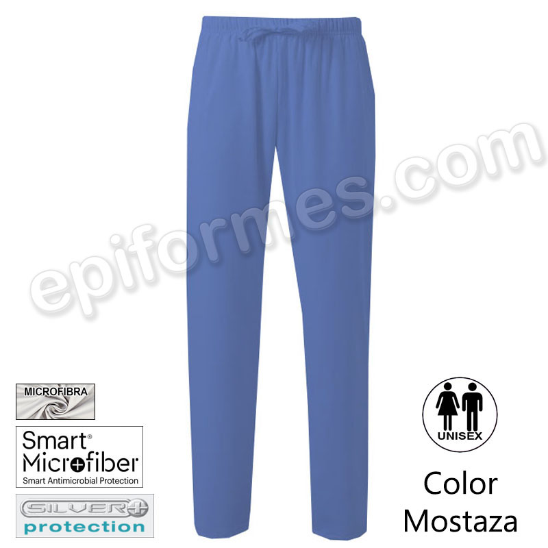 Pantalón de pijama sanitario, Microfibra