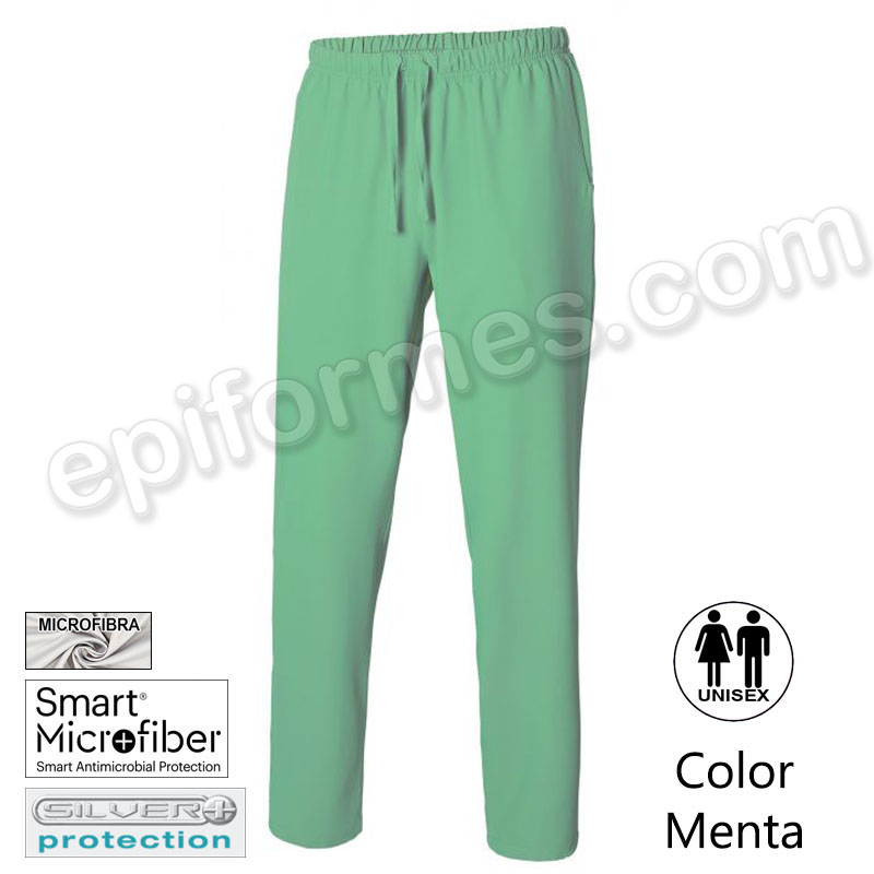 Pantalón de pijama sanitario, Microfibra