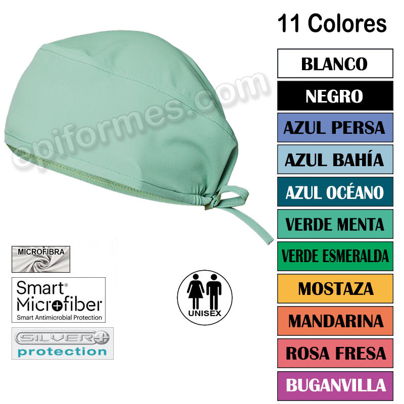 Gorro de quirófano en microfibra